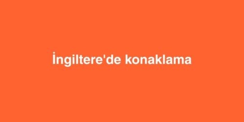 İngiltere'de Konaklama 373 Ingilterede Konaklama