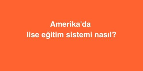 Amerika'da Lise Eğitim Sistemi Nasıl? 349 Amerikada Lise Egitim Sistemi Nasil