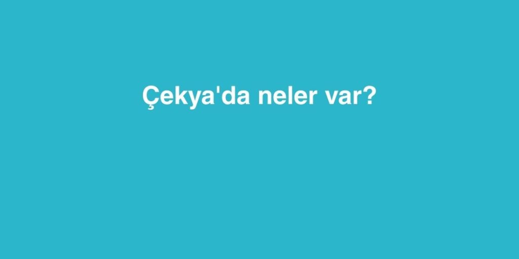 Cekyada Neler Var 1
