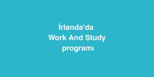İrlanda'da Work And Study Programı 314 Irlandada Work And Study Programi