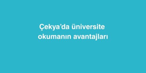 Çekya’da Üniversite Okumanın Avantajları 256 Cekyada Universite Okumanin Avantajlari
