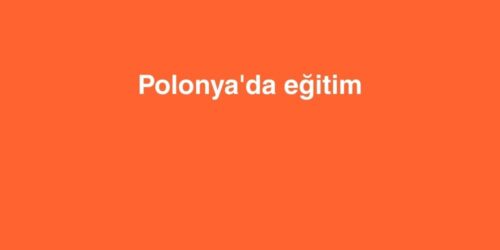 Polonya'da Eğitim 273 Polonyada Egitim