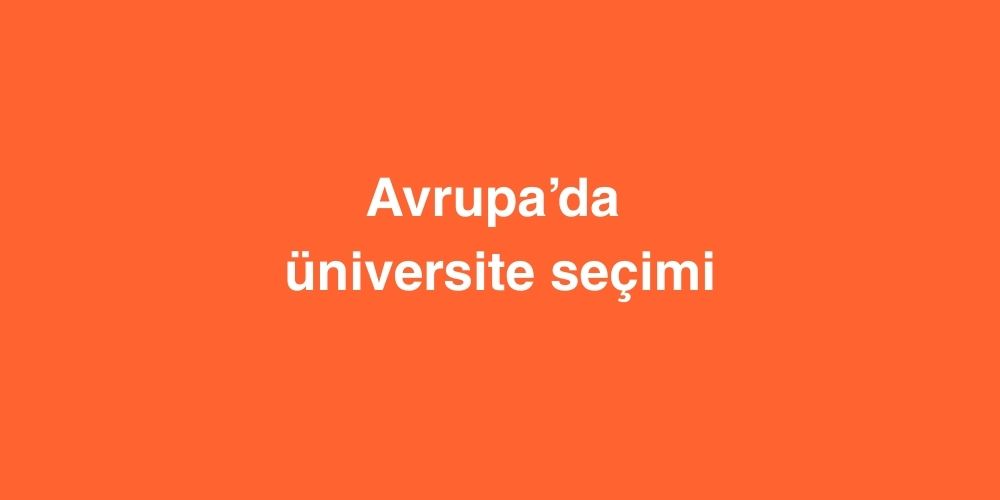 Avrupada universite secimi 3