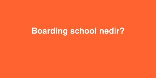 Boarding School Nedir 1