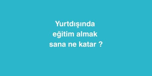 Yurtdisinda Egitim Almak Sana Ne Katar