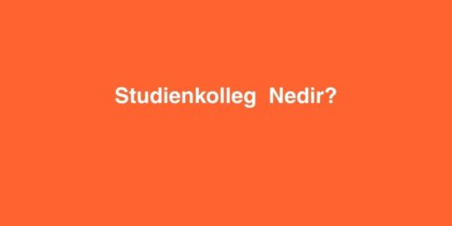 Studienkolleg Nedir