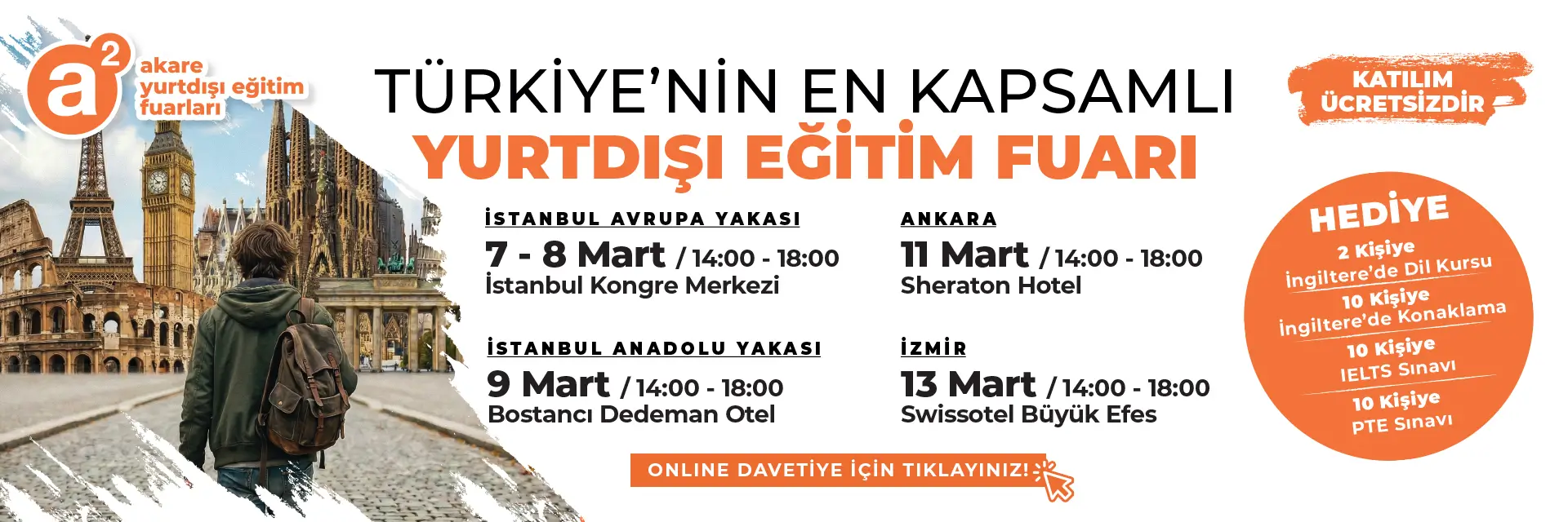 Anasayfa 33 Yurtdışı Eğitim Fuarı Mart 2026