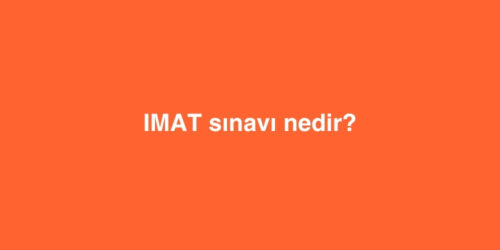 IMAT Sinavi